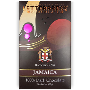 Jamaica 100% Dark chocolate bar