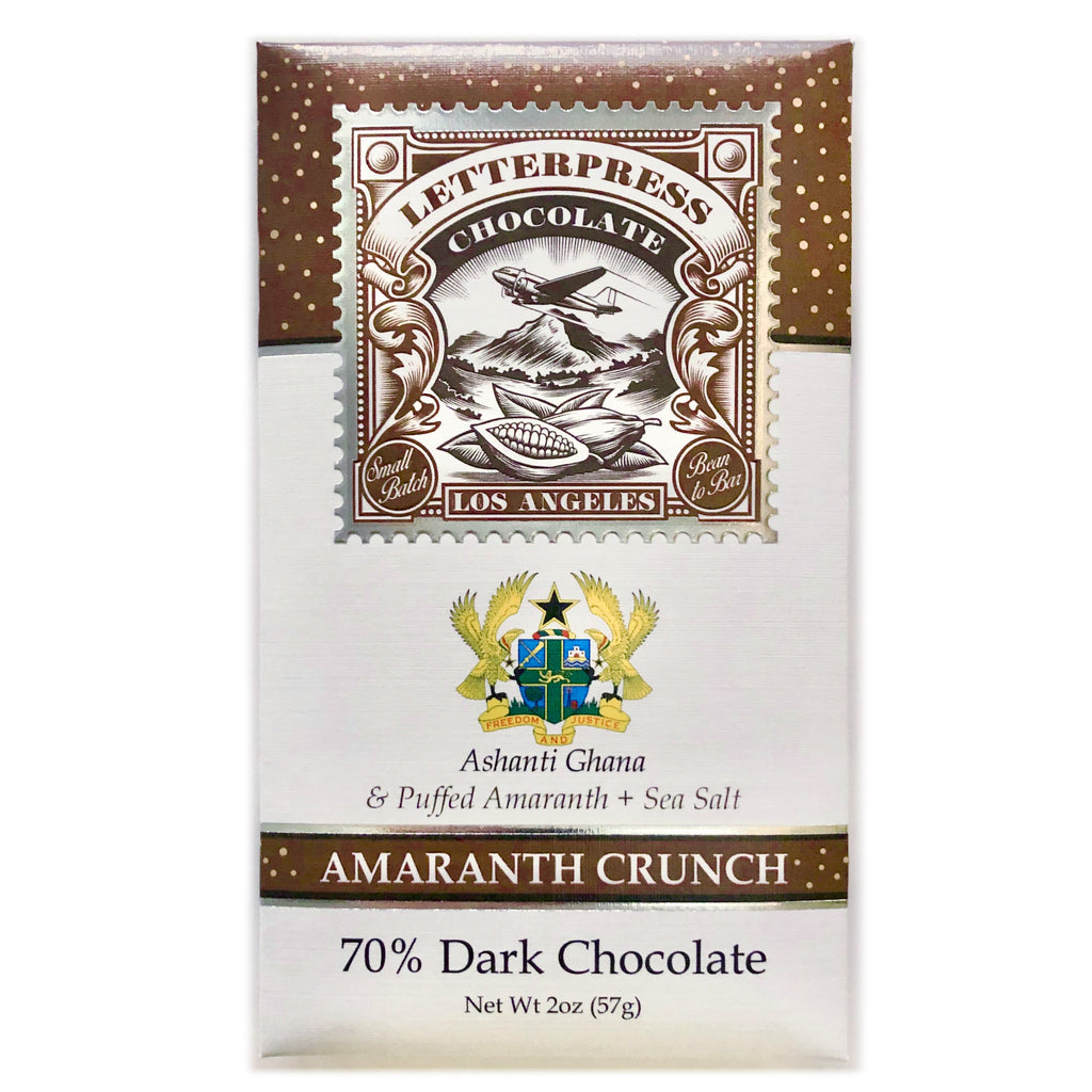 Amaranth Crunch chocolate bar
