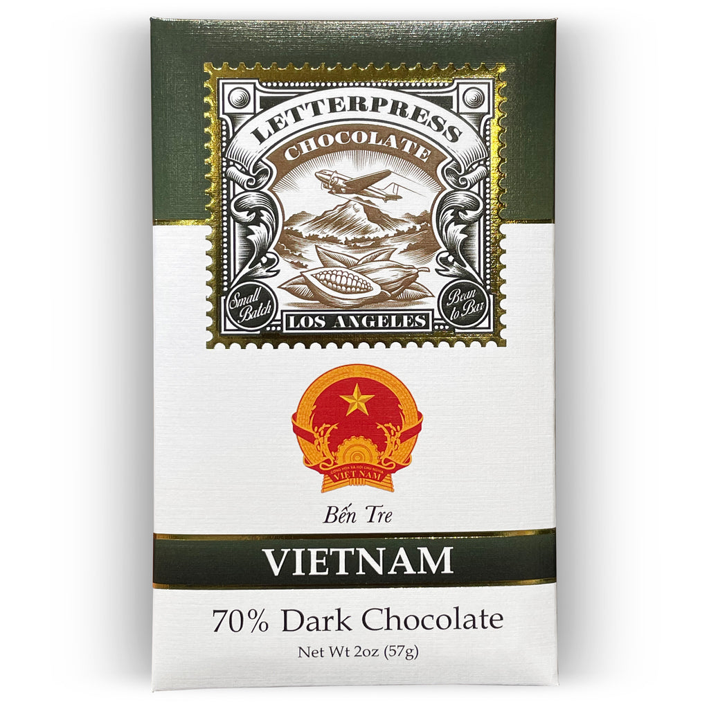 Photo of Vietnam 70% Dark Chocolate packaging
