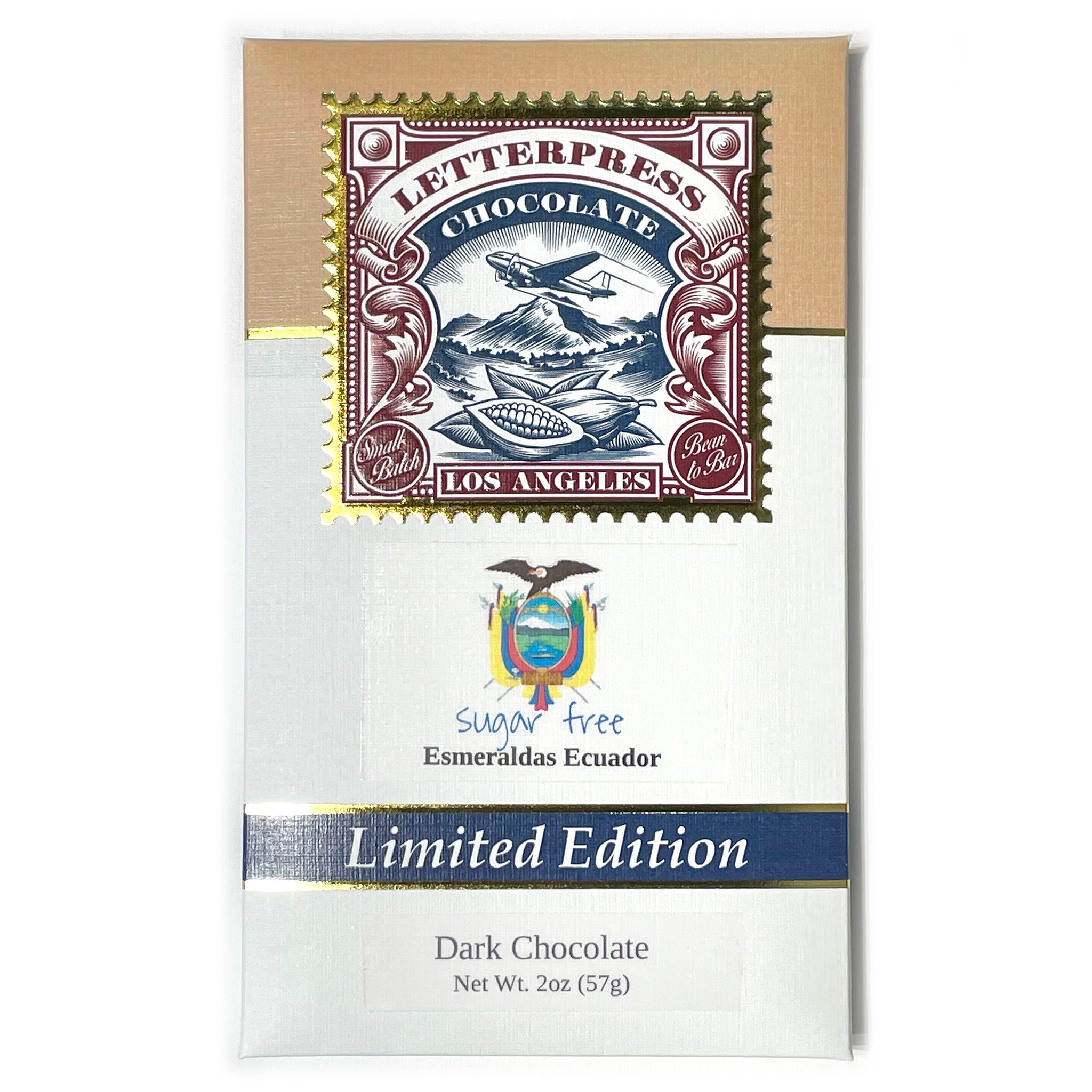 Ecuador Sugar Free Dark Chocolate - packaging