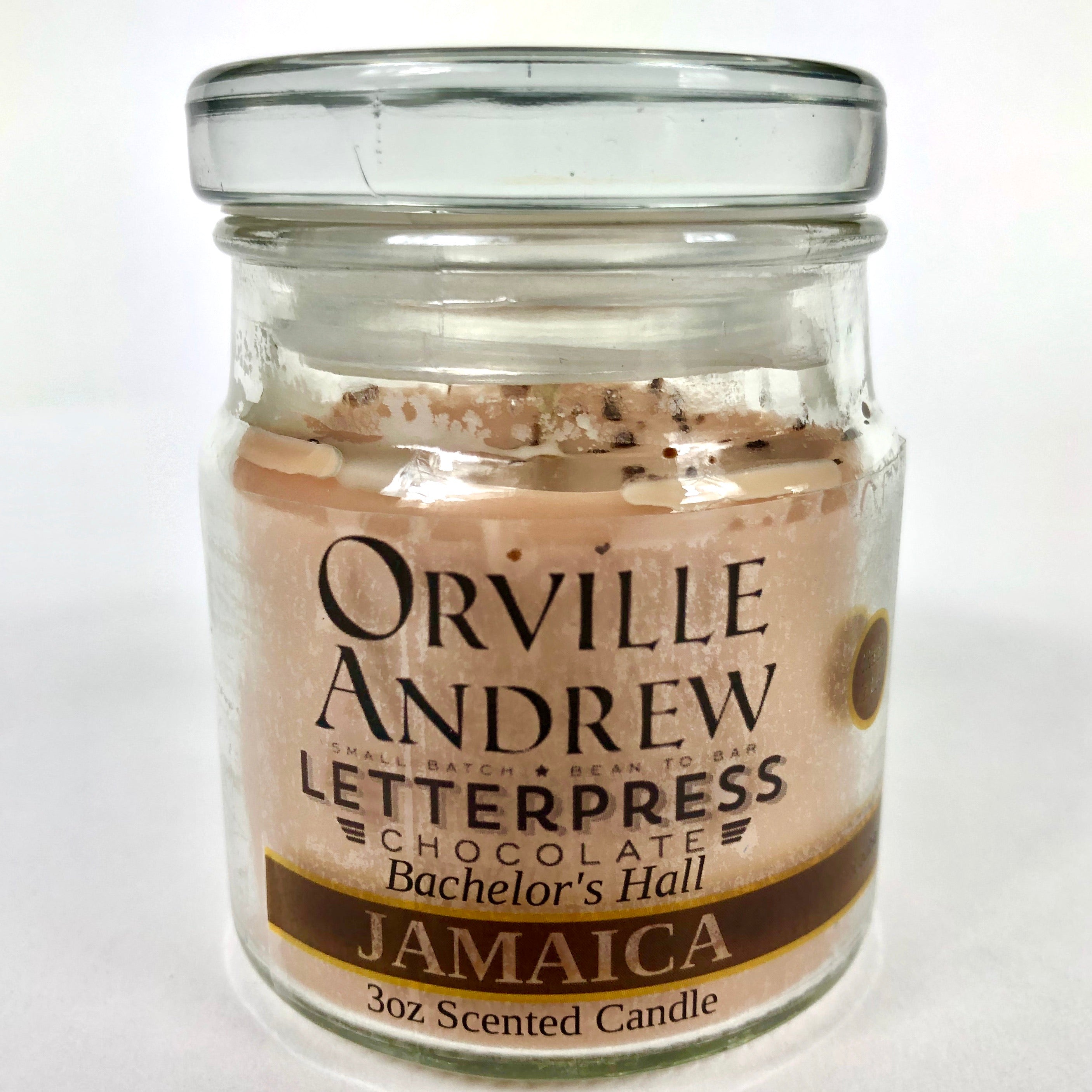 Detail photo of 3oz glass candle jar - Jamaica