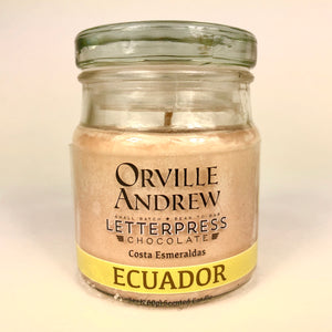 Detail photo of 3oz glass candle jar - Ecuador