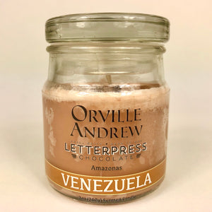 Detail photo of 3oz glass candle jar - Venezuela