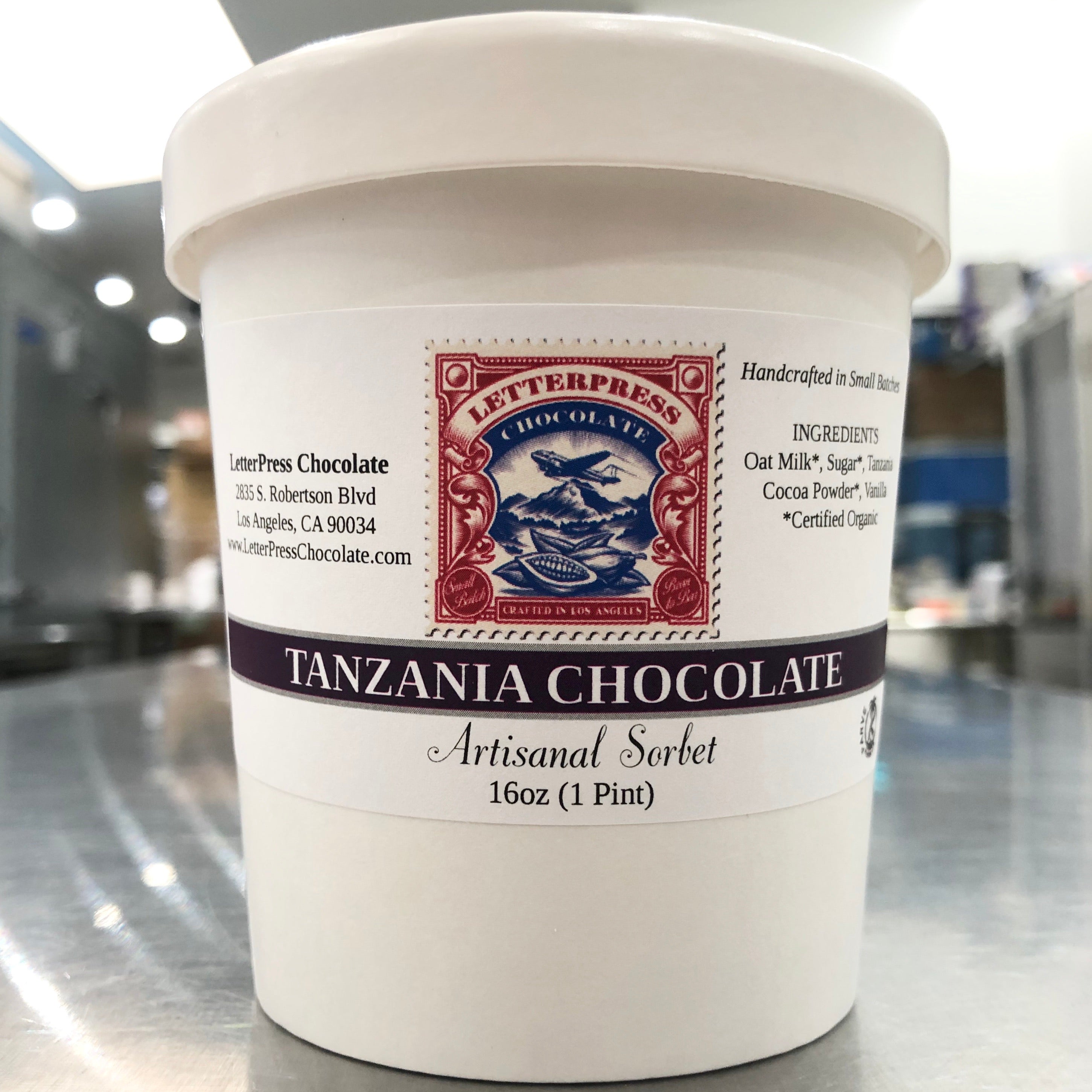 Pint of Tanzania Chocolate Ice Cream