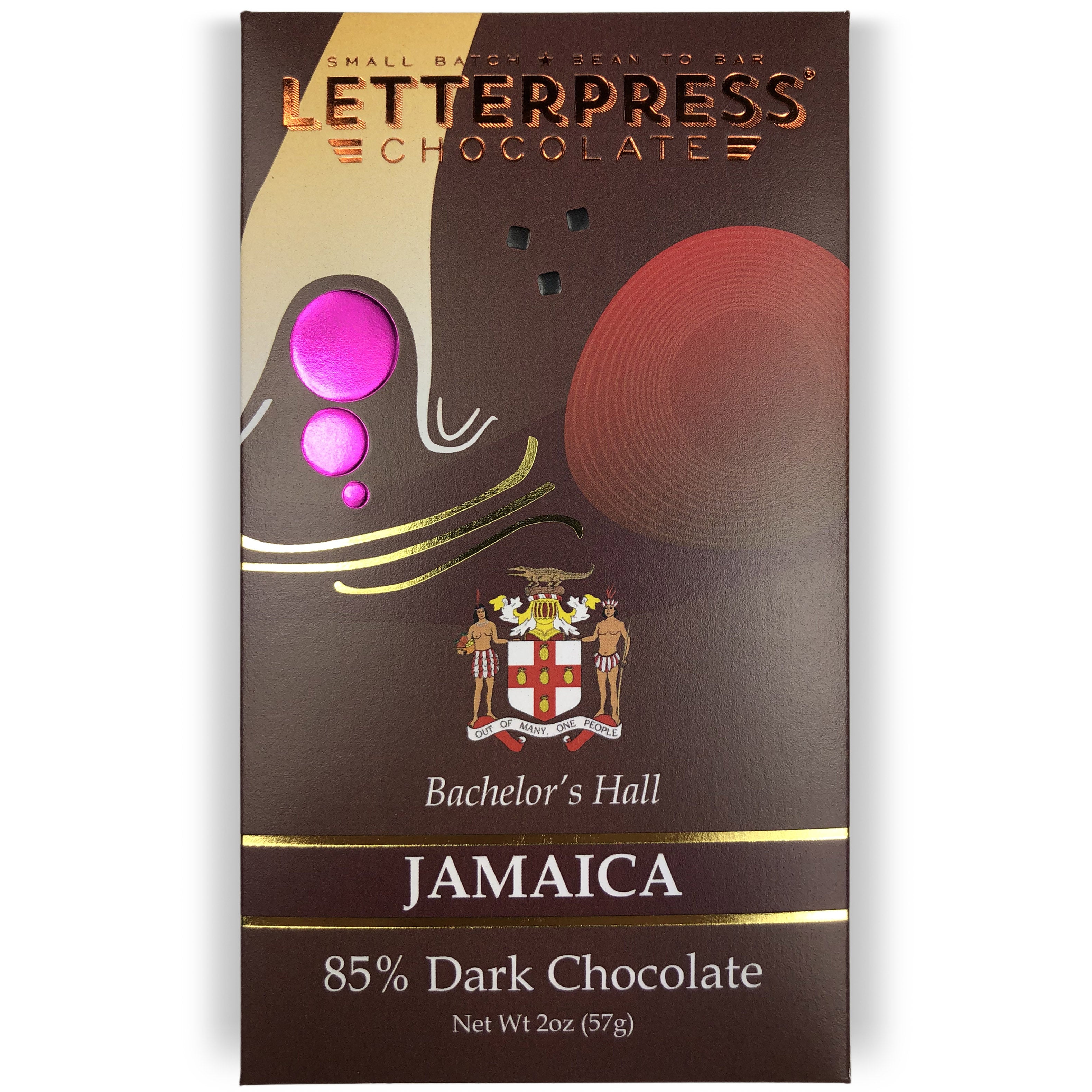 Photo of Jamaica 85% Dark Chocolate packaging